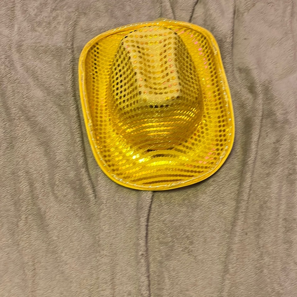 Cute prop yellow cowboy hat